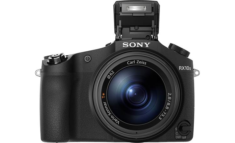 Sony Cyber-shot® DSC-RX10M2 Front with flash popped out