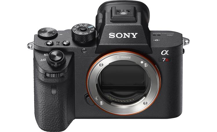 Sony Alpha a7R II (no lens included) Front view angled downward to show dials