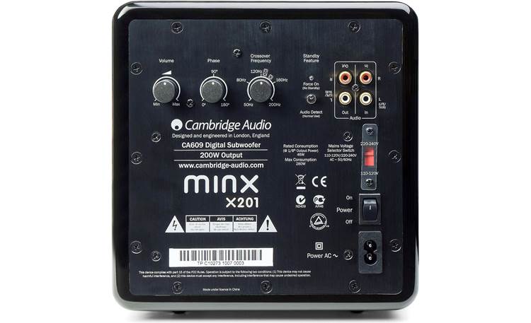 Cambridge Audio Minx S212-V3 Back (subwoofer)
