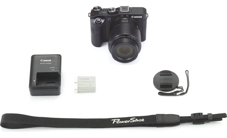 Canon PowerShot G3 X Shown with included accessories