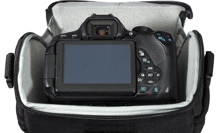 Lowepro Adventura TLZ 30 II Room for a small DSLR with attached kit lens (camera not included)