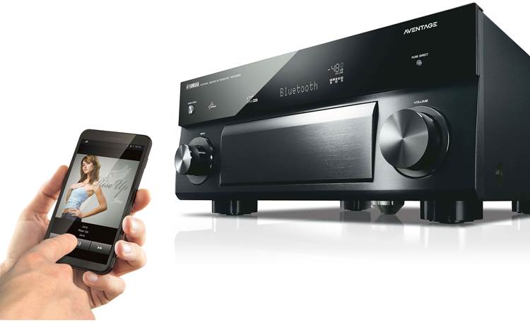 Yamaha AVENTAGE RX-A1050 Built-in Bluetooth lets you stream music wirelessly from a compatible device