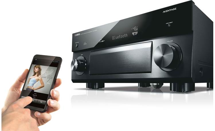 Yamaha AVENTAGE RX-A3050 Built-in Bluetooth lets you stream music wirelessly from a compatible device
