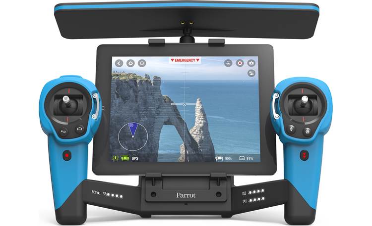 Parrot Skycontroller Shown with tablet in place (tablet not included)