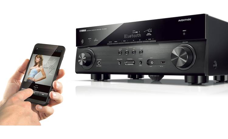 Yamaha AVENTAGE RX-A550 Built-in Bluetooth lets you stream music wirelessly from a compatible device