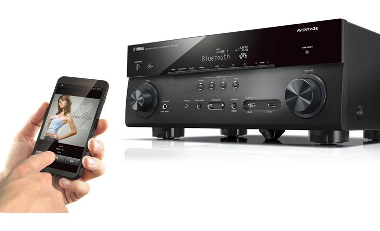 Yamaha AVENTAGE RX-A750 Built-in Bluetooth lets you stream music wirelessly from a compatible device
