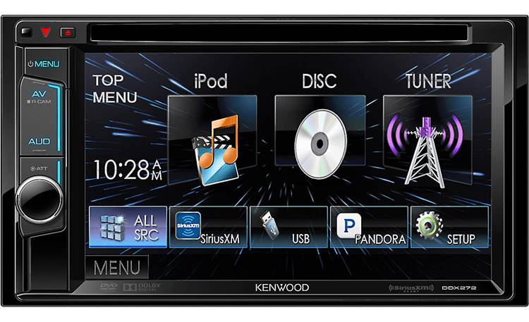 Kenwood DDX272 Control all your music from the touchscreen display