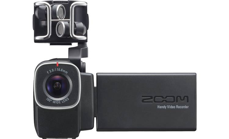 Zoom Q8 Front view with touchscreen open