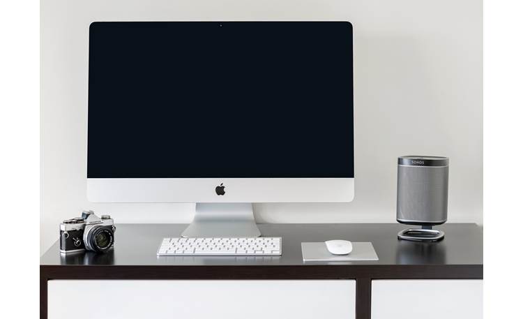 Flexson Desk Stand On a desktop (Sonos PLAY:1 not included)