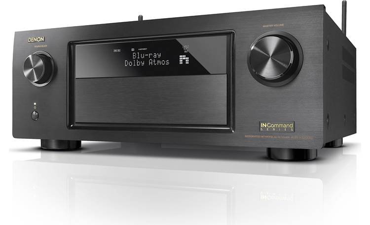 Denon AVR-X4200W IN-Command Angled view, with Wi-Fi antennas up