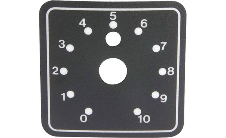 AtlasIED Attenuator Rack Mounting Plate 6 dial scales included