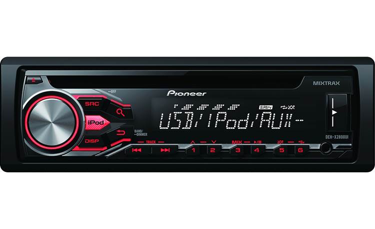 Pioneer DEH-X2800UI The DEH-X2800UI offers a USB input for iPhone and Android