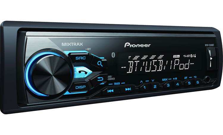 Pioneer MVH-X380BT Works with Apple or Android smartphones