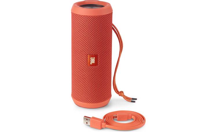 JBL Flip 3 Orange - with included charging cable