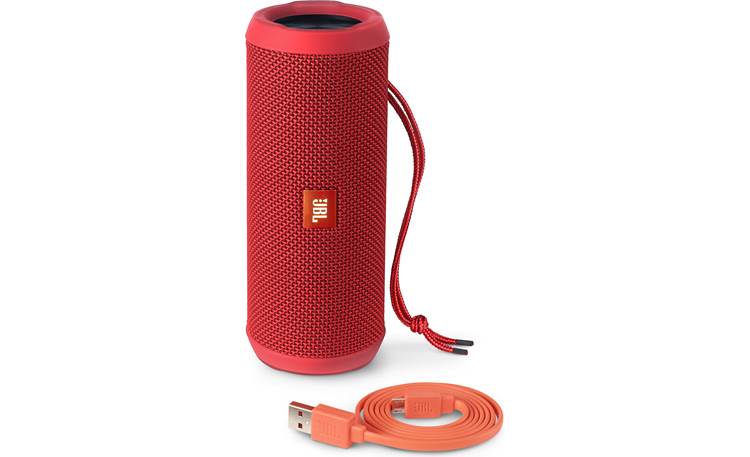 JBL Flip 3 Red - with included charging cable