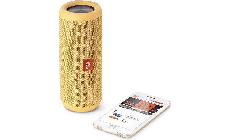 JBL Flip 3 Yellow - with control app (smartphone not included)