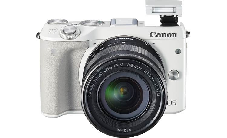 Canon EOS M3 Kit With flash popped up