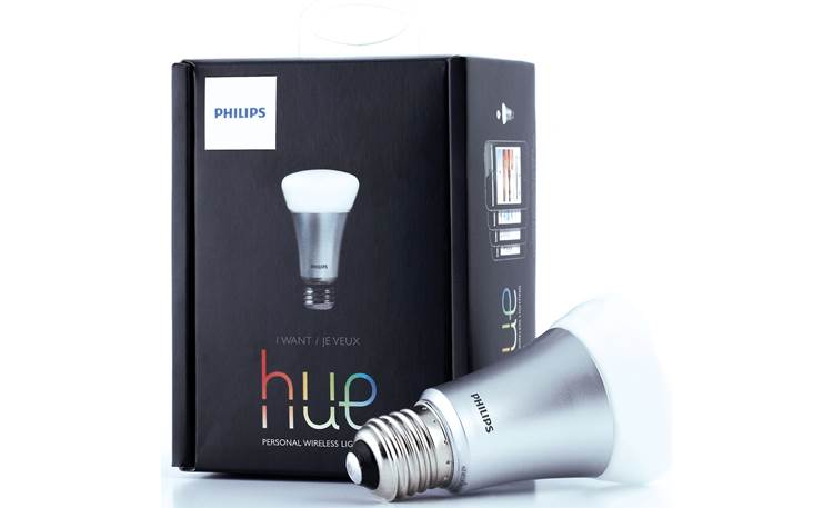 Philips Hue A19 Shown with packaging