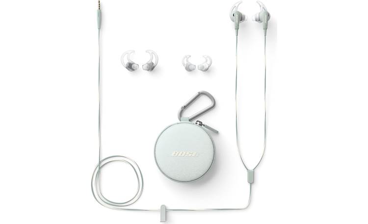 Bose® SoundSport® in-ear headphones Included case and accessories