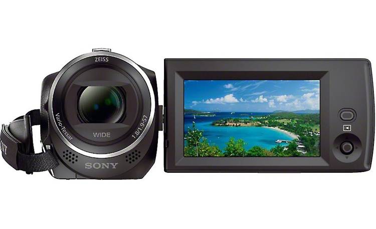 Sony Handycam® HDR-CX405 Rotate the viewscreen so you can be in the video