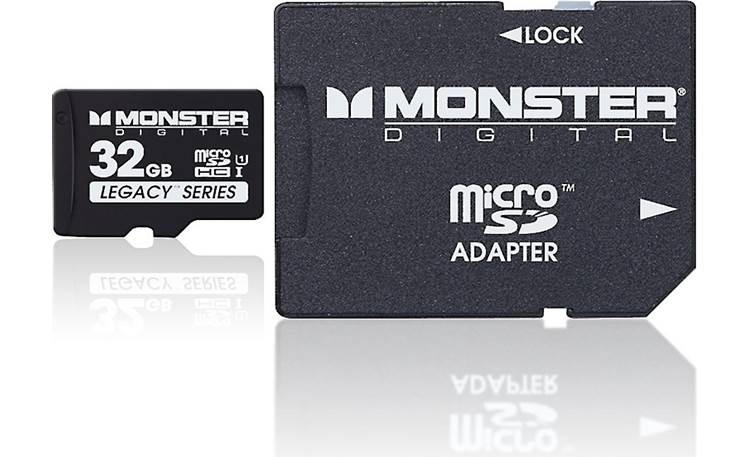 Monster microSDHC Memory Card Front