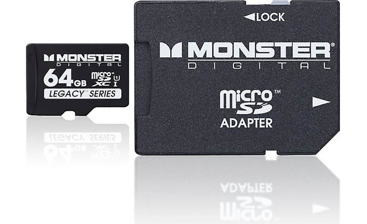 Monster microSDXC Memory Card Front