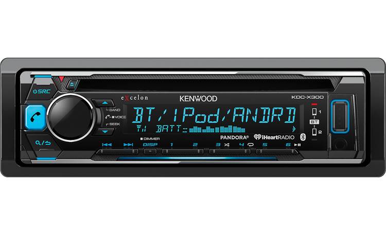 Kenwood Excelon KDC-X300 Pair up two phones using Bluetooth® and quickly switch between them