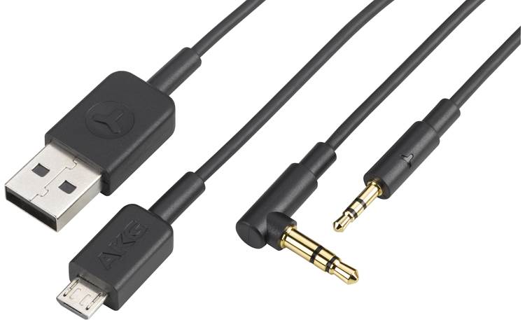 AKG Y50BT USB charging cable and listening cable included