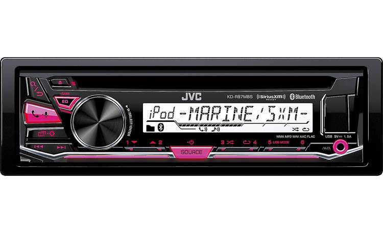 JVC KD-R97MBS Works with Apple or Android smartphones