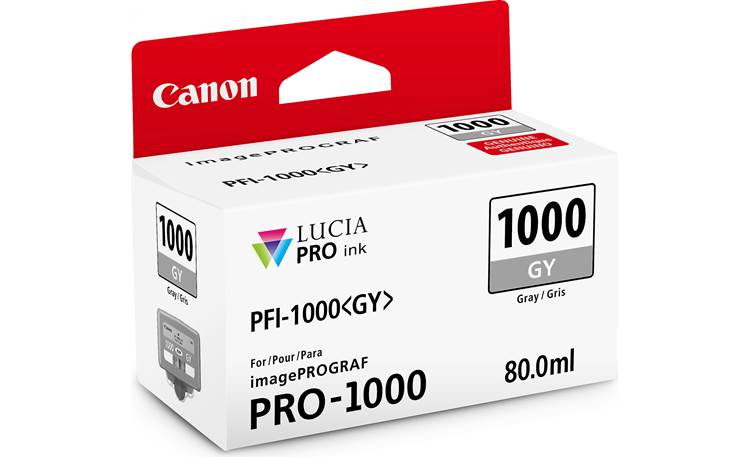Canon PFI-1000(GY) Angled front view