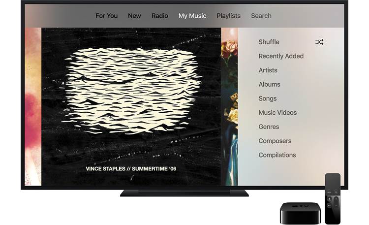 Apple TV (4th Generation) Play music with Apple TV