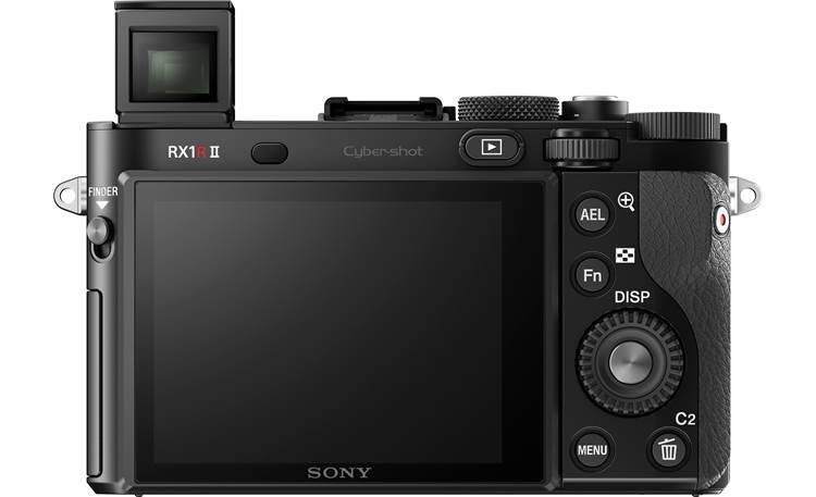 Sony Cyber-shot® DSC-RX1R II Back (with high-res OLED viewfinder extended)