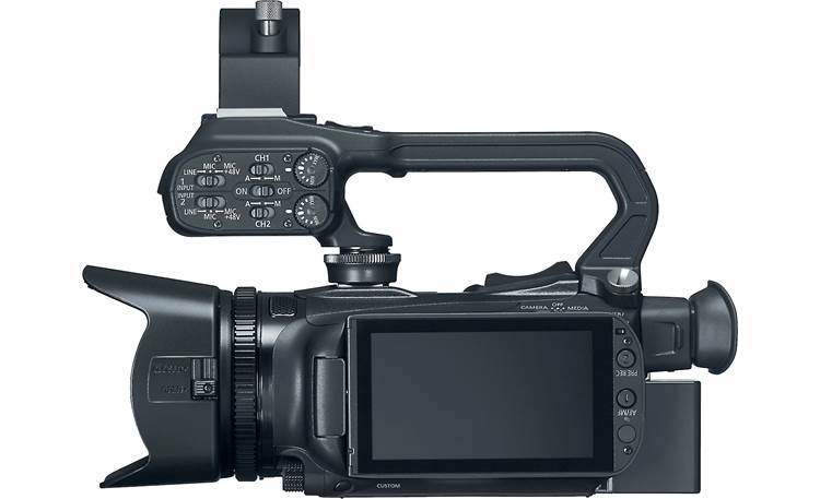 Canon XA30 Side view with screen facing outward