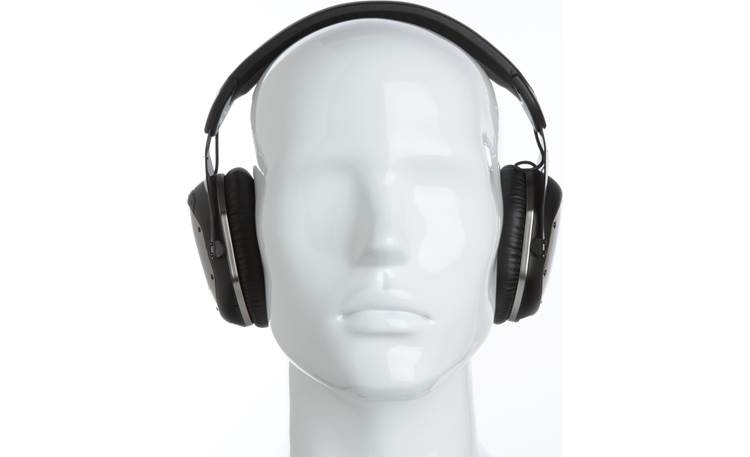 V-MODA Crossfade Wireless Mannequin shown for fit and scale