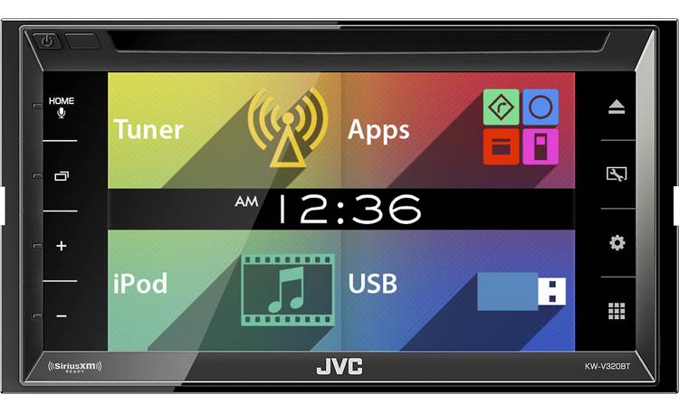 JVC KW-V320BT Customize the Clear Active touch panel controls to run all your media