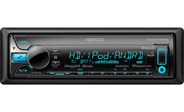Kenwood KDC-BT765HD Crank up HD Radio stations and stream music with Bluetooth with aptX