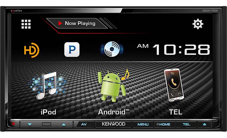 Kenwood Excelon DDX793 Get easy access to your music using the big 6.95