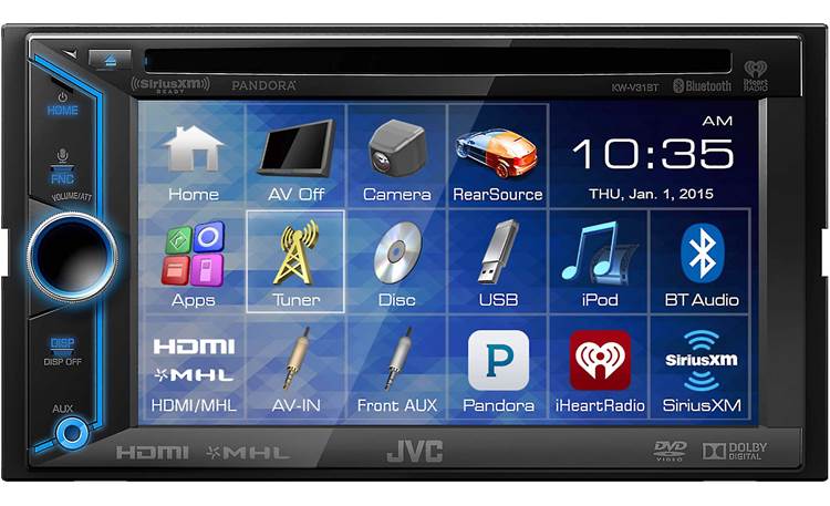 JVC KW-V31BT JVC lets you customize the layout on the 6.1
