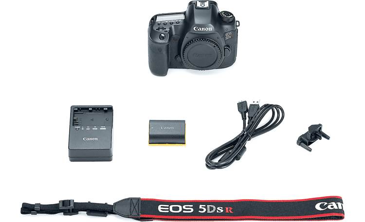 Canon EOS 5DS R (no lens included) Shown with included accessories