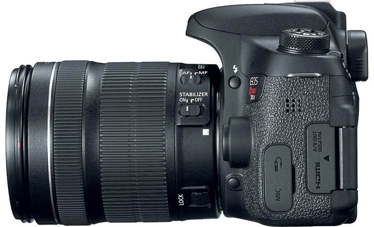Canon EOS Rebel T6s Telephoto Lens Kit Left side