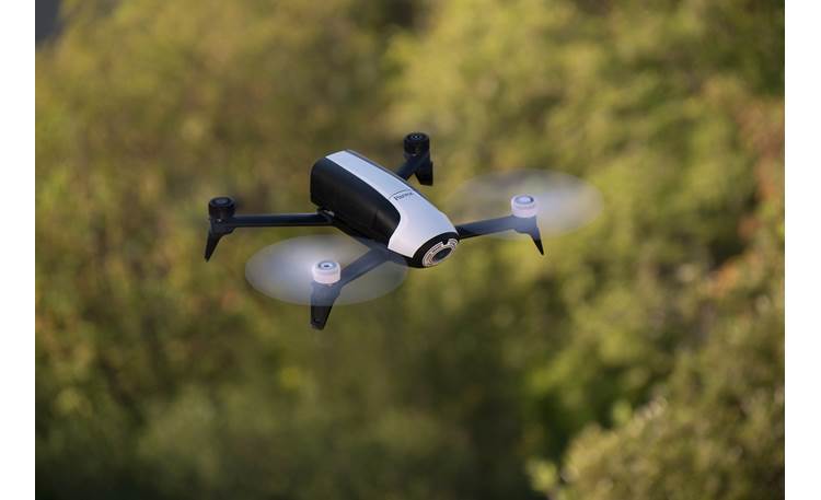 Parrot Bebop 2 Drone and Skycontroller Black Bundle Shown in flight