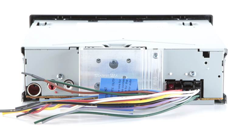 JVC KD-R470 Rear with wiring harness