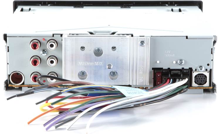 JVC KD-R775S Rear with wiring harness