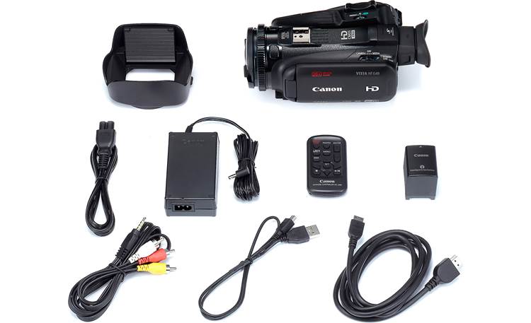 Canon VIXIA HF G40 Shown with included accessories