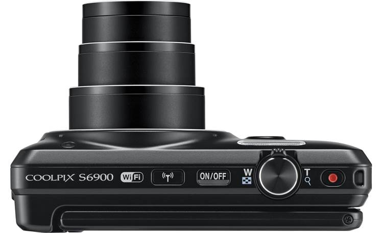 Nikon Coolpix S6900 Top, lens extended