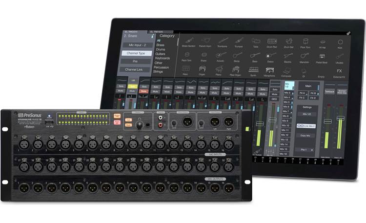 PreSonus StudioLive™ RM32AI RM32AI mainframe and UC Surface control software (monitor screen not included)