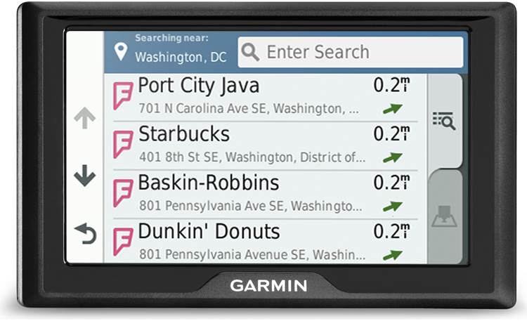 Garmin Drive™ 50LM Intelligent search