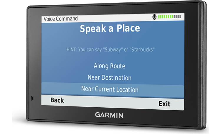 Garmin DriveSmart™ 50LMT Voice-activated navigation lets you keep your hands on the wheel
