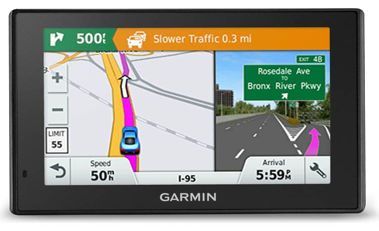 Garmin DriveSmart™ 50LMT Junction view and driver alert