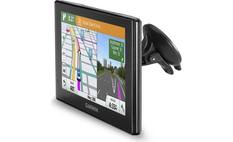 Garmin DriveSmart™ 70LMT The windshield mount keeps the navigator secure